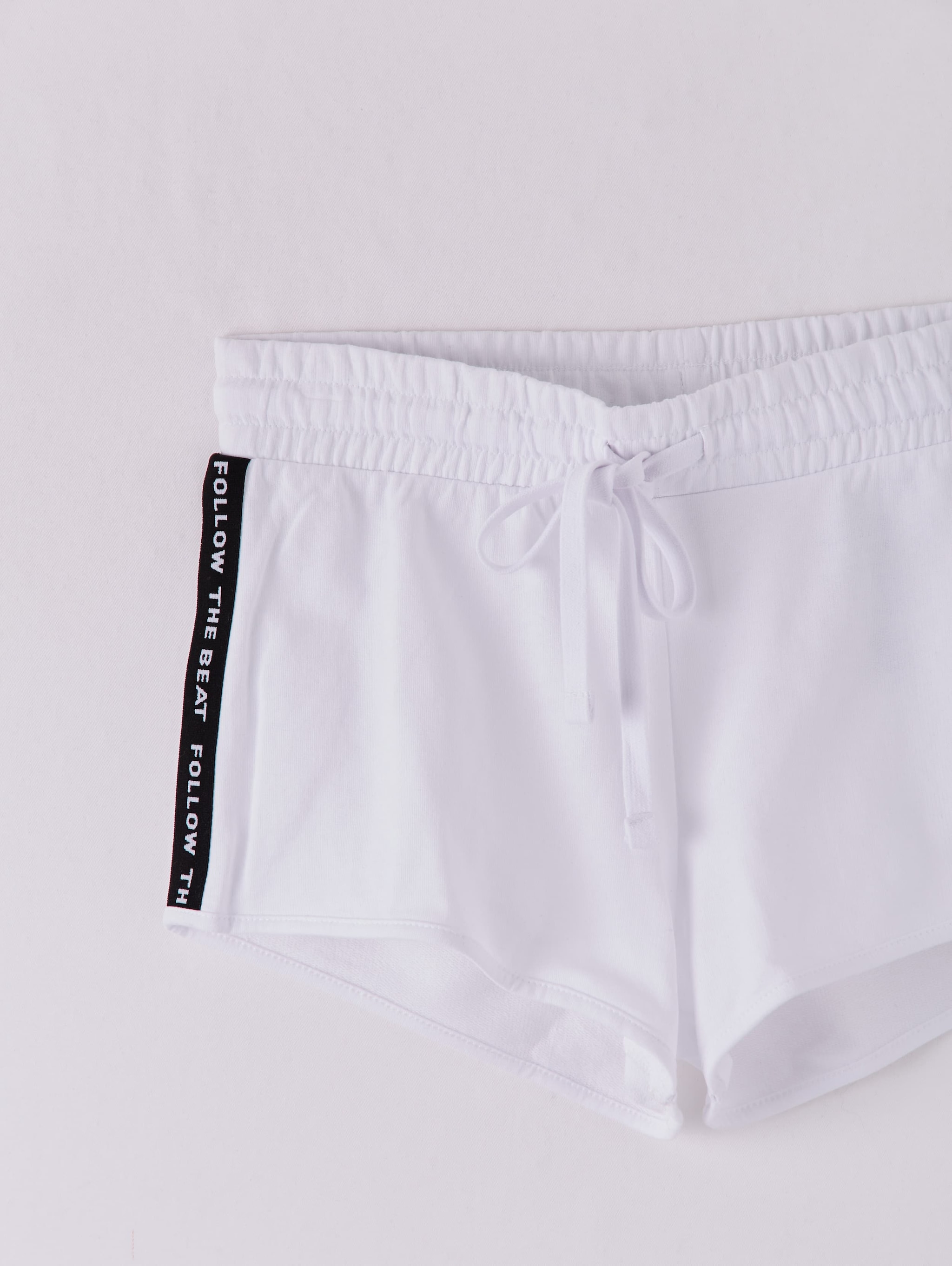 white tracksuit shorts