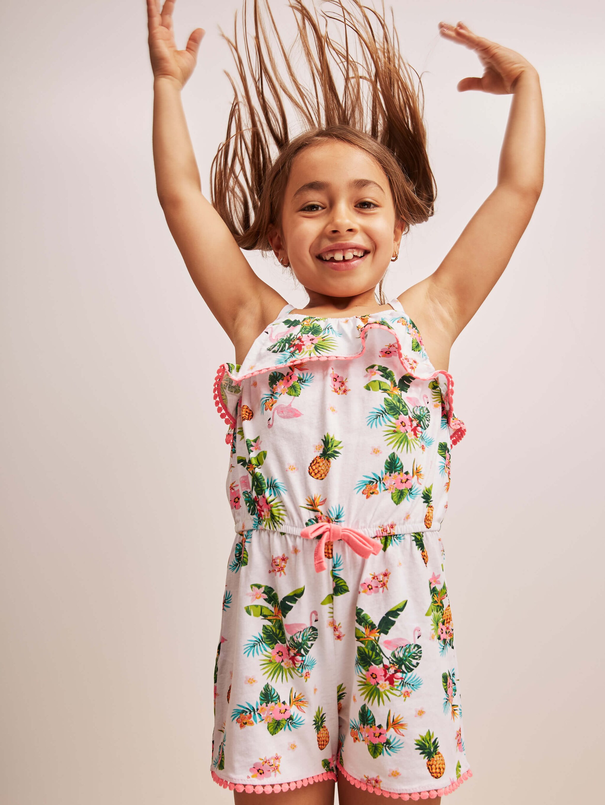 jumpsuit tropical print
